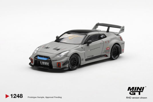 NISSAN GTR R35 LB-SUPER SILHOUETTE GT-RR VER1 MATT GREY 2026 MINI GT 1:64