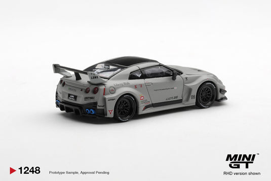 NISSAN GTR R35 LB-SUPER SILHOUETTE GT-RR VER1 MATT GREY 2026 MINI GT 1:64
