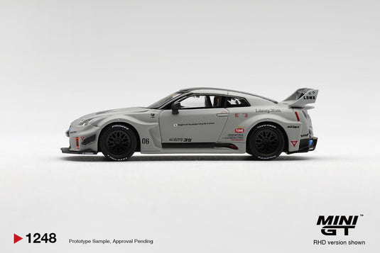 NISSAN GTR R35 LB-SUPER SILHOUETTE GT-RR VER1 MATT GREY 2026 MINI GT 1:64