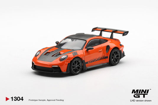 PORSCHE 911 (992) GT3 RS ORANGE GULF PACK WEISSACH 2024 MINI GT 1:64