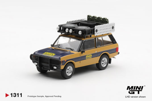 LAND ROVER RANGE ROVER CAMEL TROPHY N.SUDMANN & F.HOFMANN SUMATRA 1981 MINI GT 1:64