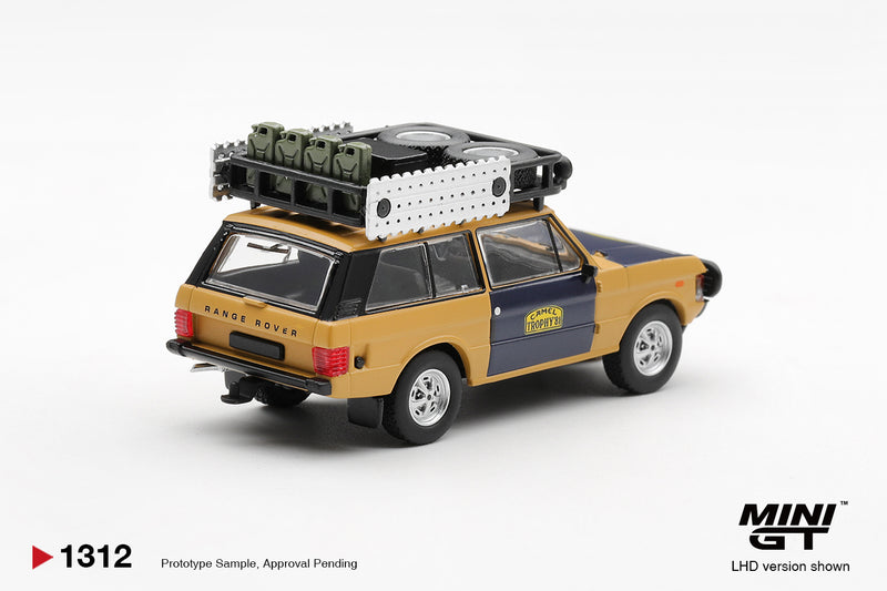 Chargez l'image dans la visionneuse de la galerie, LAND ROVER RANGE ROVER CAMEL TROPHY SUMATRA H.FISCHER &amp; W.BAYS SUMATRA 1981 MINI GT 1:64
