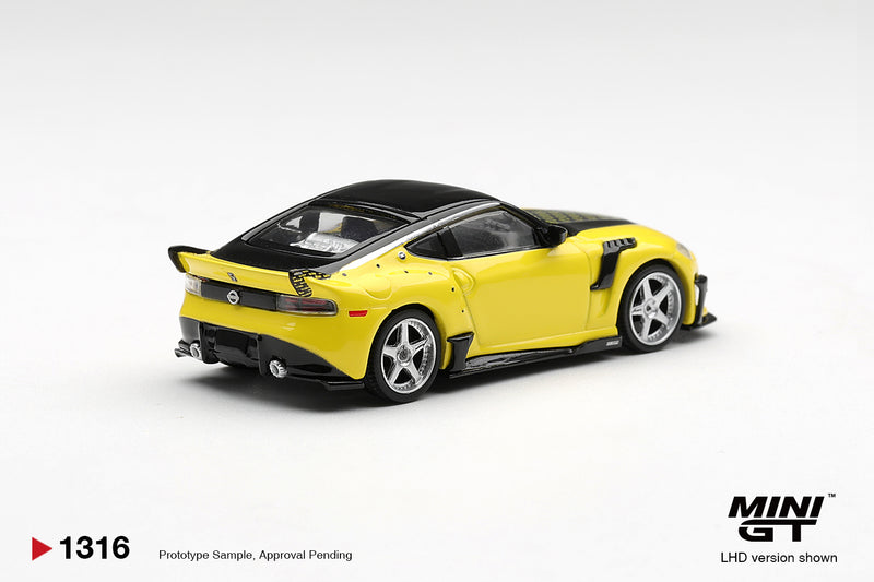 Chargez l'image dans la visionneuse de la galerie, NISSAN FFZ400 VEILSIDE IKAZUCHI JAUNE 2025 MINI GT 1:64
