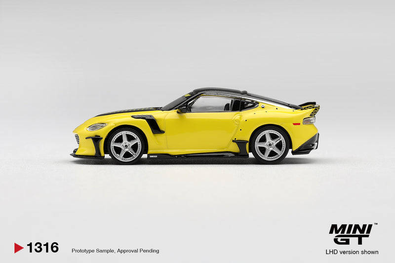 Chargez l'image dans la visionneuse de la galerie, NISSAN FFZ400 VEILSIDE IKAZUCHI JAUNE 2025 MINI GT 1:64
