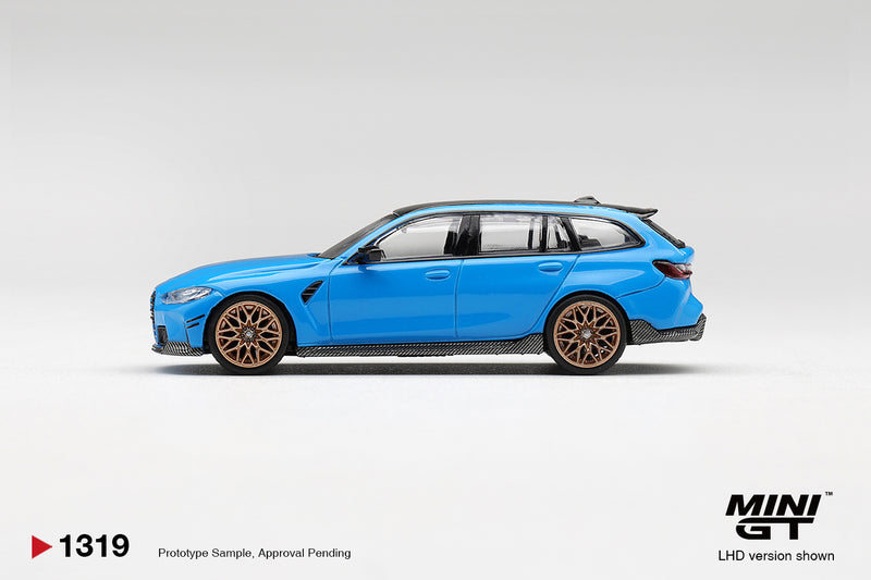 Load image into Gallery viewer, BMW M3 M PERFORMANCE TOURING RIVIERA BLUE 2025 MINI GT 1:64
