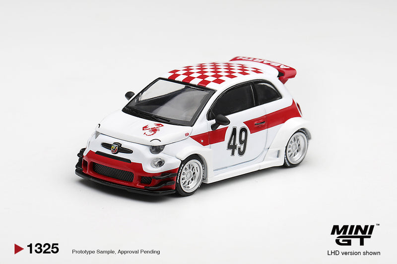 Load image into Gallery viewer, FIAT 595 ABARTH LB-WORKS X ABAS WORKS 1000 TC TRIBUTE 2026 MINI GT 1:64
