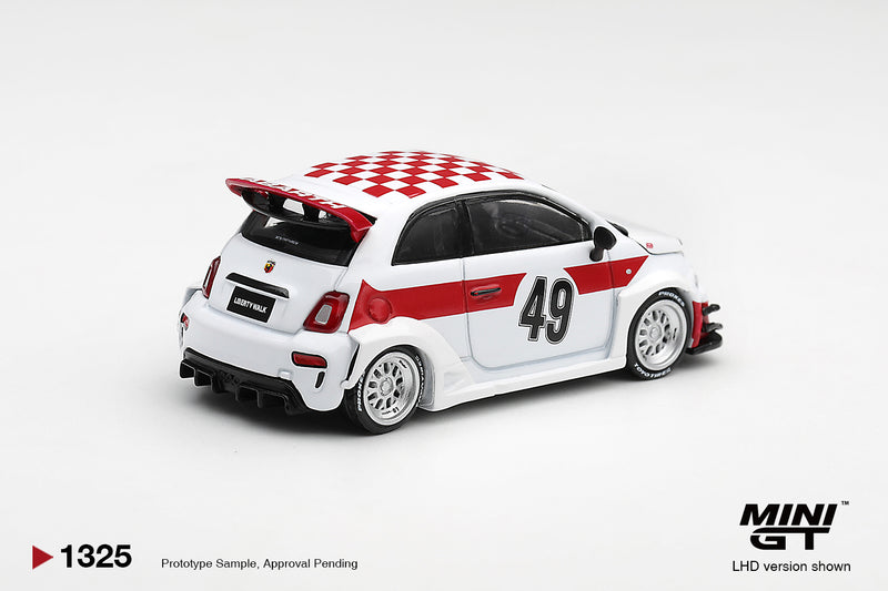Load image into Gallery viewer, FIAT 595 ABARTH LB-WORKS X ABAS WORKS 1000 TC TRIBUTE 2026 MINI GT 1:64
