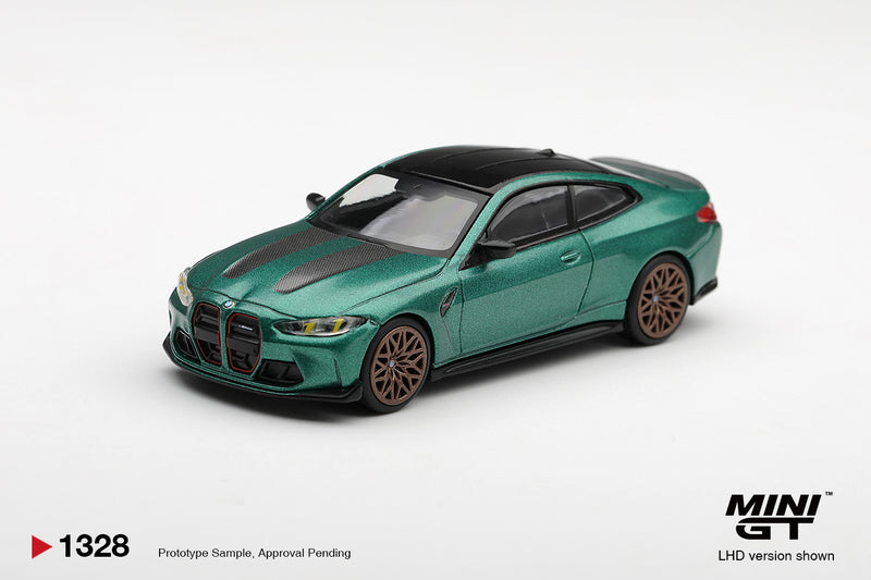 Load image into Gallery viewer, BMW M4 (G82) CS FROZEN ISLE OF MAN GREEN METALLIC 2024 MINI GT 1:64

