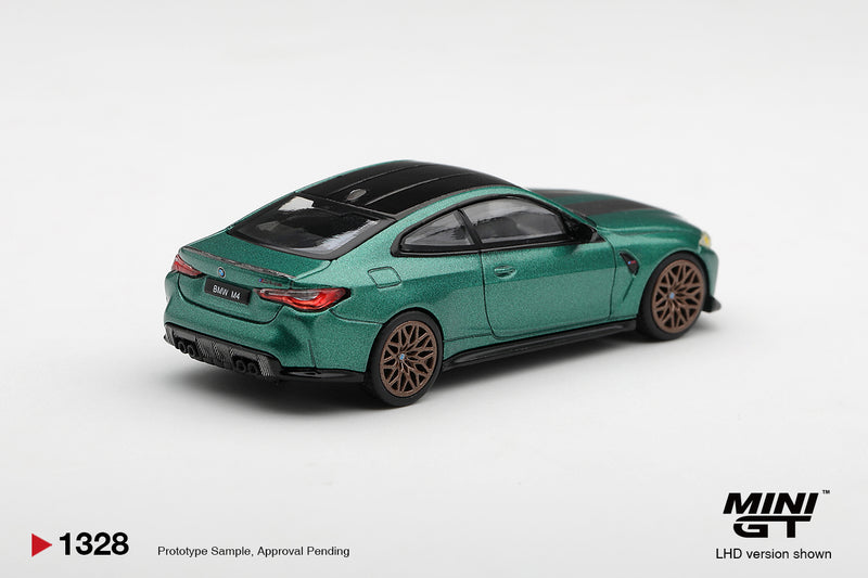 Load image into Gallery viewer, BMW M4 (G82) CS FROZEN ISLE OF MAN GREEN METALLIC 2024 MINI GT 1:64
