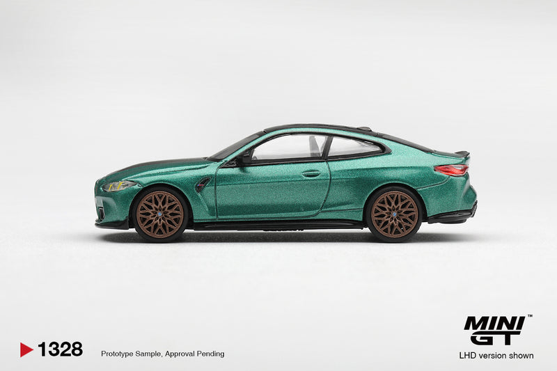 Load image into Gallery viewer, BMW M4 (G82) CS FROZEN ISLE OF MAN GREEN METALLIC 2024 MINI GT 1:64
