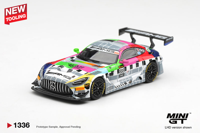 Load image into Gallery viewer, MERCEDES-BENZ AMG GT3 888 MERCEDES-AMG TEAM GMR MEGUIARS BATHURST 12 HOUR 2025 MINI GT 1:64
