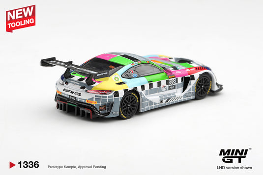 MERCEDES-BENZ AMG GT3 888 MERCEDES-AMG TEAM GMR MEGUIARS BATHURST 12 HOUR 2025 MINI GT 1:64