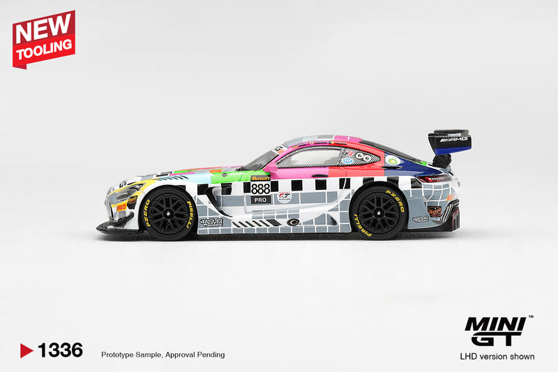Load image into Gallery viewer, MERCEDES-BENZ AMG GT3 888 MERCEDES-AMG TEAM GMR MEGUIARS BATHURST 12 HOUR 2025 MINI GT 1:64
