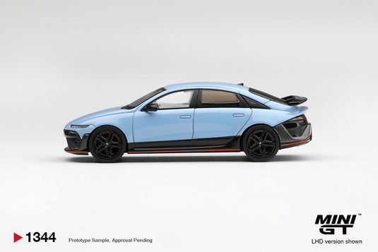 HYUNDAI IONIQ 6 N PERFORMANCE BLEU MINI GT 1:64