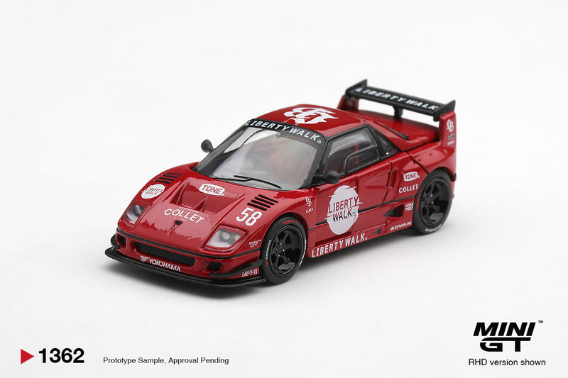 Chargez l'image dans la visionneuse de la galerie, MAZDA AZ-1 LIBERTY WALK LB40 HINOMARU ROUGE 2026 MINI GT 1:64
