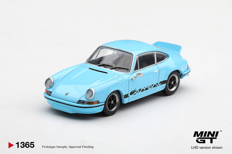 Chargez l'image dans la visionneuse de la galerie, PORSCHE 911 (911) CARRERA RS 2 7 GULF BLEU 1973 MINI GT 1:64

