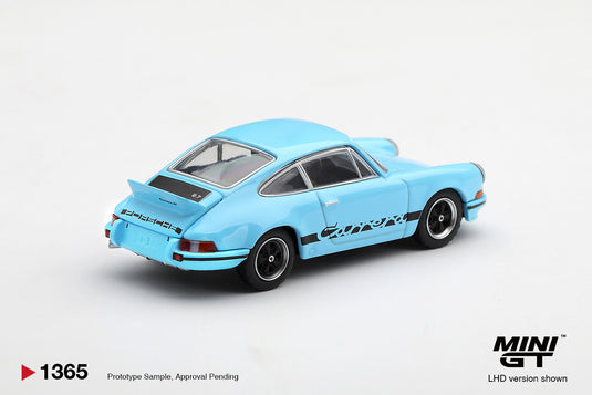 PORSCHE 911 (911) CARRERA RS 2 7 GULF BLEU 1973 MINI GT 1:64