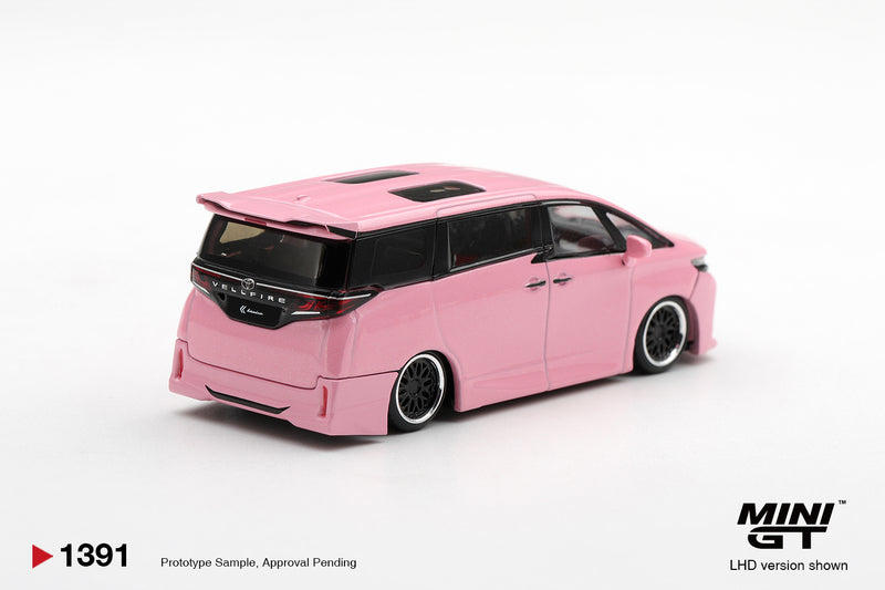 Chargez l'image dans la visionneuse de la galerie, TOYOTA VELLFIRE 40 KUHL ROSE 2025 MINI GT 1:64

