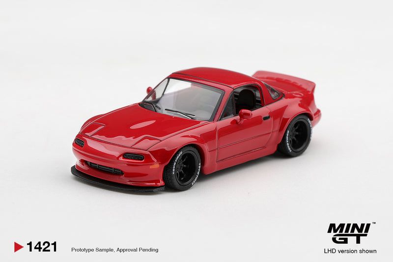 Load image into Gallery viewer, MAZDA MX-5 (NA) PANDEM CLASSIC RED 2021 MINI GT 1:64
