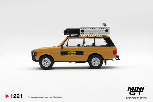 LAND ROVER RANGE ROVER CAMEL TROPHY K.STOPPA & A.VALLDORF SUMATRA 1981 (LHD) MINI GT 1:64