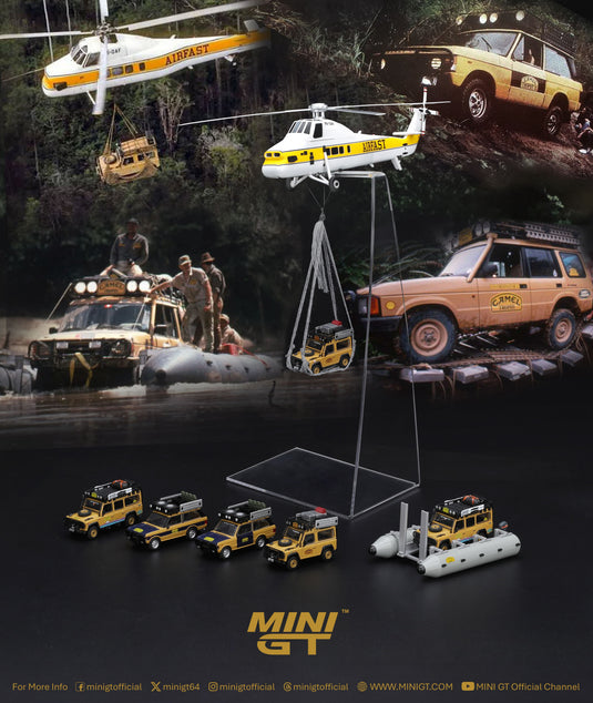 POTOON RAFT CAMEL TROPHY 1985 MINI GT 1:64
