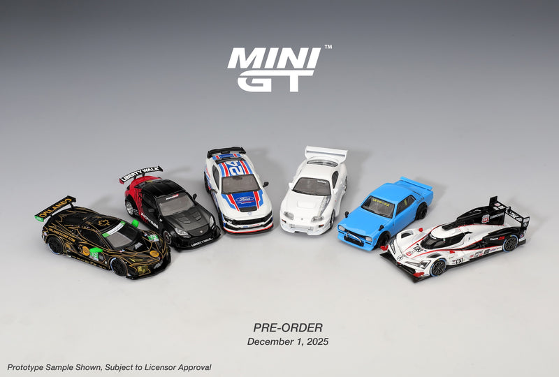 Chargez l'image dans la visionneuse de la galerie, Chevrolet CORVETTE Z06 GT3.R n°13 AWA DAYTONA 24 HEURES 2025 (LHD) MINI GT 1:64
