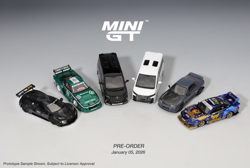 Laad de afbeelding in de Gallery-viewer, Chevrolet CORVETTE Z06 GT3.R ROAD AMERICA TESTAUTO 2025 (LHD) MINI GT 1:64

