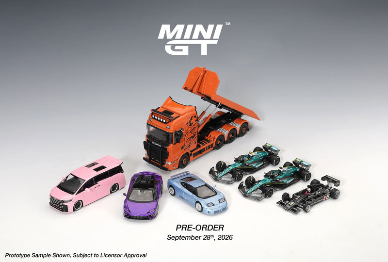Chargez l'image dans la visionneuse de la galerie, TOYOTA VELLFIRE 40 KUHL ROSE 2025 MINI GT 1:64
