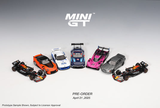 Nissan Z VEILSIDE FFZ400 ORANGE 2024 (LHD) MINI GT 1:64