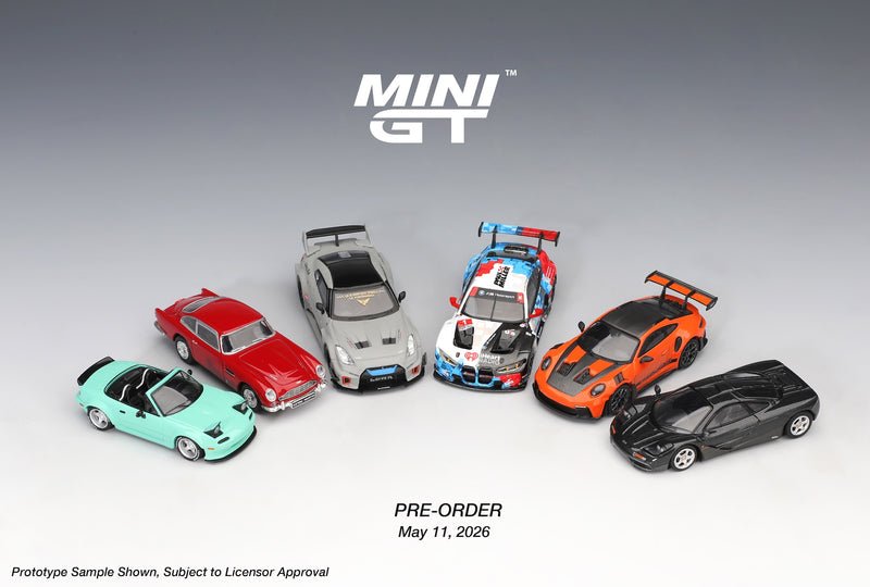 Chargez l'image dans la visionneuse de la galerie, PORSCHE 911 (992) GT3 RS ORANGE GULF PACK WEISSACH 2024 MINI GT 1:64

