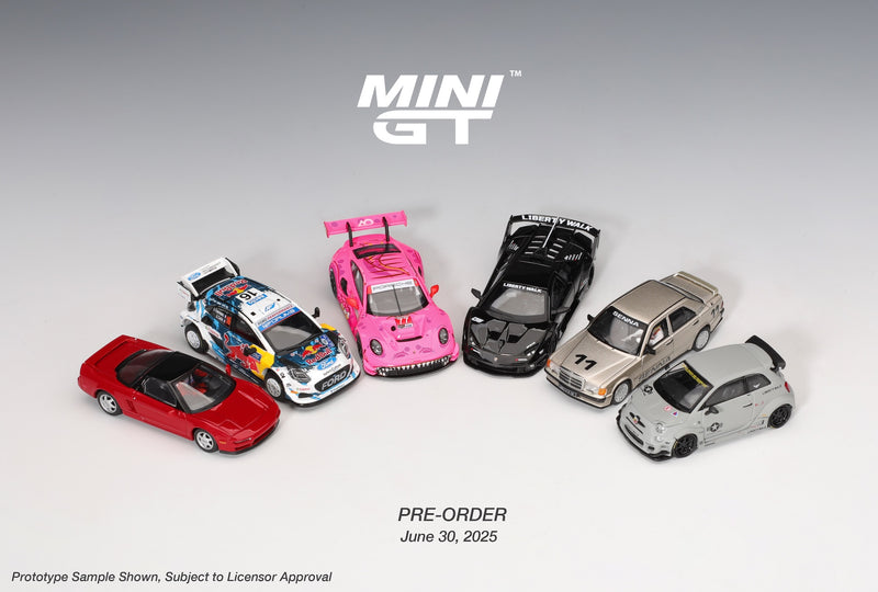 Chargez l'image dans la visionneuse de la galerie, Honda NSX PROTOTYPE SPORTIVE MIDSHIP AYRTON SENNA AVEC FIGURINE 1989 (LHD) MINI GT 1:64
