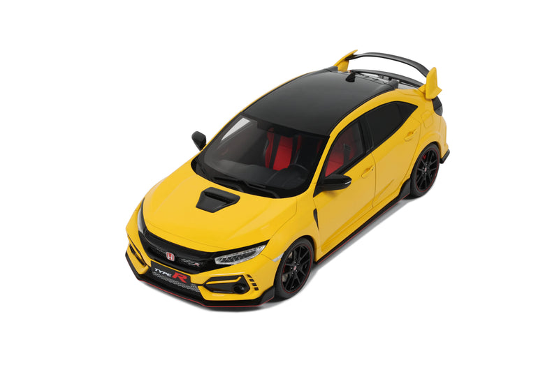 Load image into Gallery viewer, HONDA CIVIC TYPE R FK8 EURO SPEC SUNLIGHT YELLOW 2020 OTTOmobile 1:18
