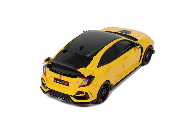 Load image into Gallery viewer, HONDA CIVIC TYPE R FK8 EURO SPEC SUNLIGHT YELLOW 2020 OTTOmobile 1:18
