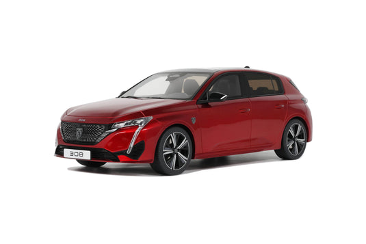Peugeot 308 GT RED 2022 OTTOmobile 1:18