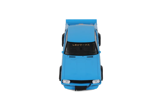 Nissan SKYLINE 2000 GT-R (KPGC110) BY LB-WORKS BLUE 2024 OTTOmobile 1:18