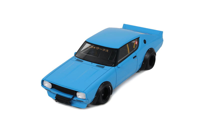 Load image into Gallery viewer, Nissan SKYLINE 2000 GT-R (KPGC110) BY LB-WORKS BLUE 2024 OTTOmobile 1:18
