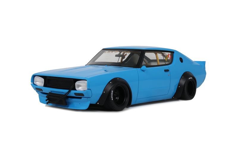 Load image into Gallery viewer, Nissan SKYLINE 2000 GT-R (KPGC110) BY LB-WORKS BLUE 2024 OTTOmobile 1:18
