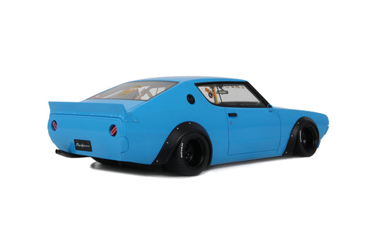 Nissan SKYLINE 2000 GT-R (KPGC110) BY LB-WORKS BLUE 2024 OTTOmobile 1:18