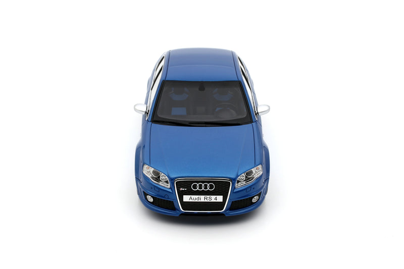 Laad de afbeelding in de Gallery-viewer, AUDI RS 4 B7 SEDAN SPRINT BLAUW 2007 OTTOmobile 1:18
