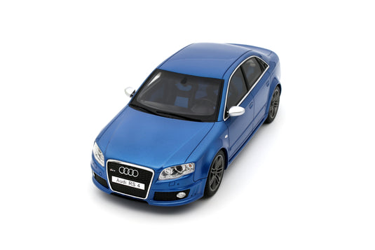 AUDI RS 4 B7 SEDAN SPRINT BLAUW 2007 OTTOmobile 1:18