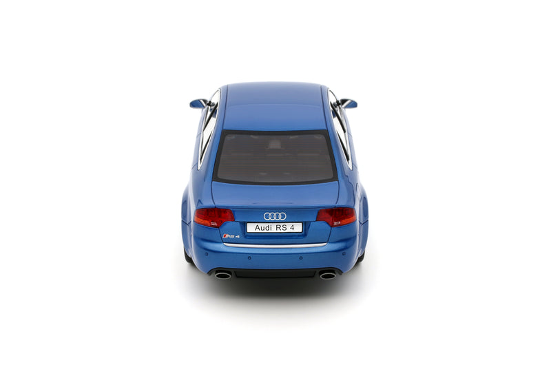Laad de afbeelding in de Gallery-viewer, AUDI RS 4 B7 SEDAN SPRINT BLAUW 2007 OTTOmobile 1:18
