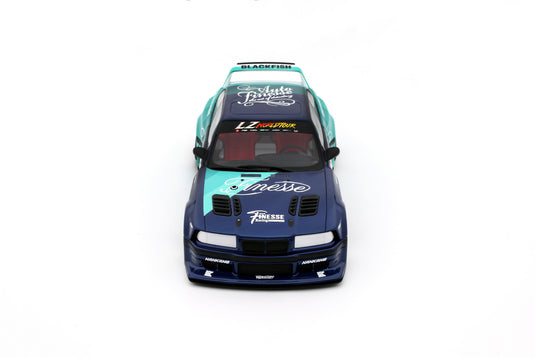 BMW E36 MY KYZA BLAUW 2024 OTTOmobile 1:18