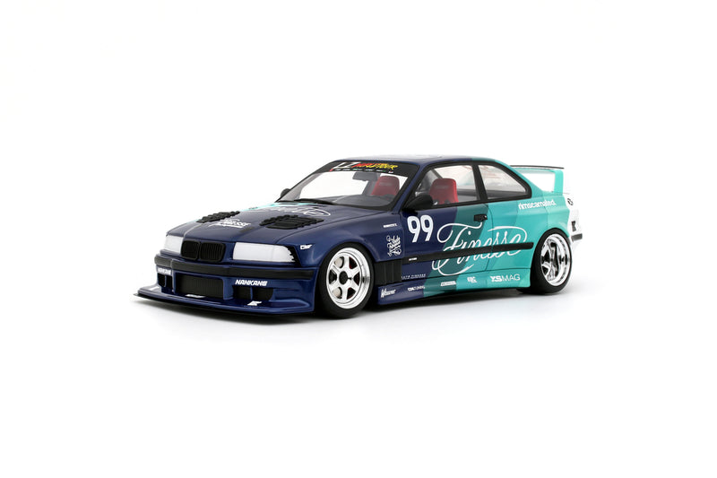 Laad de afbeelding in de Gallery-viewer, BMW E36 MY KYZA BLAUW 2024 OTTOmobile 1:18
