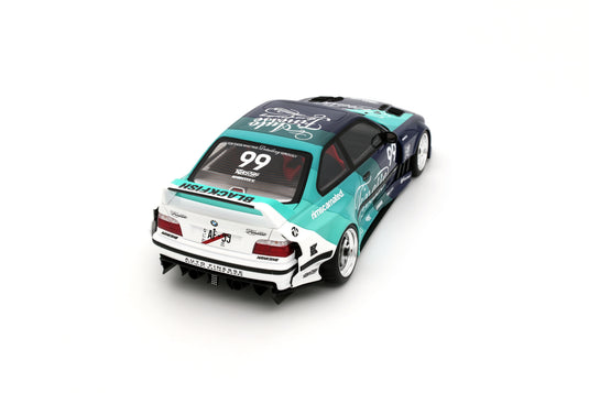BMW E36 MY KYZA BLAUW 2024 OTTOmobile 1:18
