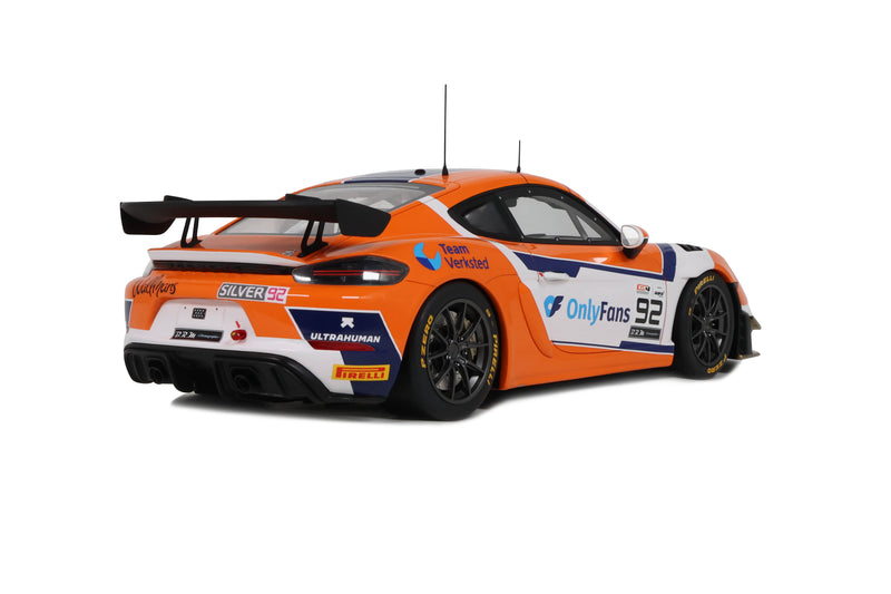 Chargez l'image dans la visionneuse de la galerie, PORSCHE 718 CAYMAN GT4 RS CLUBSPORT E. HEYERDAHL / N. MALOY GT4 EUROPEAN SERIES 2024 OTTOmobile 1:18
