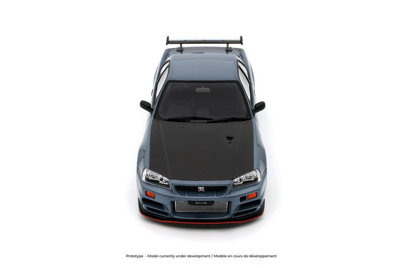 Chargez l'image dans la visionneuse de la galerie, NISSAN SKYLINE GT-R (BNR34) WITH BODY KIT GRIS 2025 OTTOmobile 1:18
