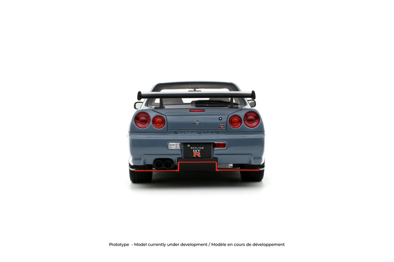 Chargez l'image dans la visionneuse de la galerie, NISSAN SKYLINE GT-R (BNR34) WITH BODY KIT GRIS 2025 OTTOmobile 1:18
