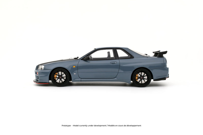 Chargez l'image dans la visionneuse de la galerie, NISSAN SKYLINE GT-R (BNR34) WITH BODY KIT GRIS 2025 OTTOmobile 1:18
