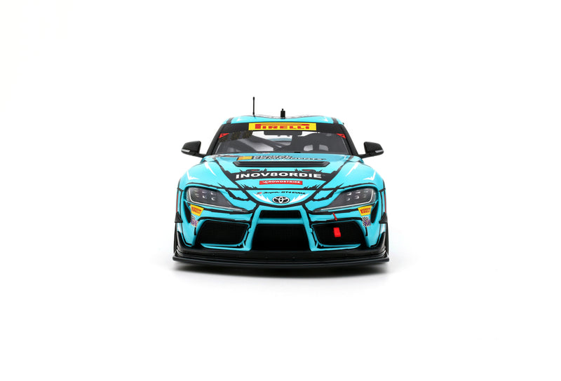 Chargez l'image dans la visionneuse de la galerie, TOYOTA GR SUPRA GT4 EVO 2 A. MCINTOSH / P. THOMPSON BLEU 2025 OTTOmobile 1:18
