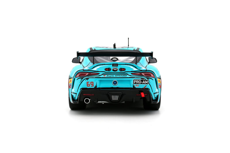 Chargez l'image dans la visionneuse de la galerie, TOYOTA GR SUPRA GT4 EVO 2 A. MCINTOSH / P. THOMPSON BLEU 2025 OTTOmobile 1:18
